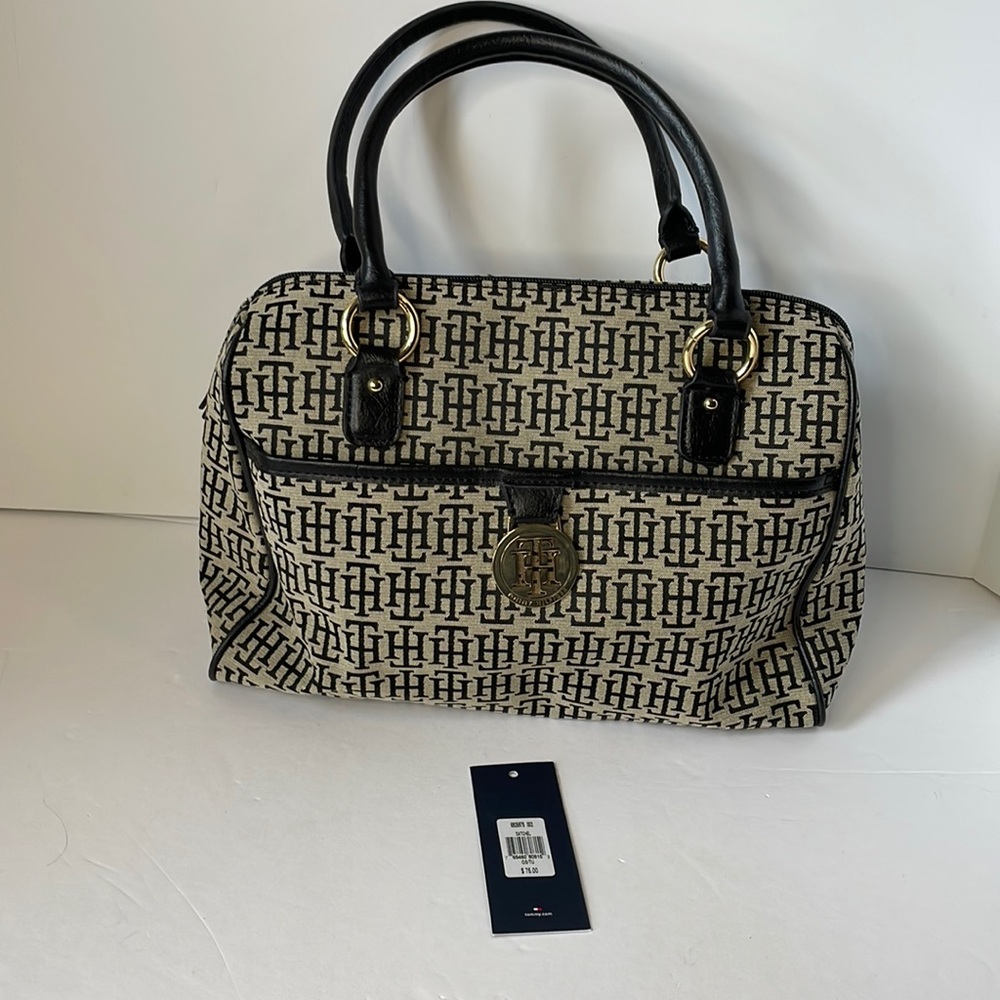 Tommy Hilfiger Women's Satchel Purse Signature